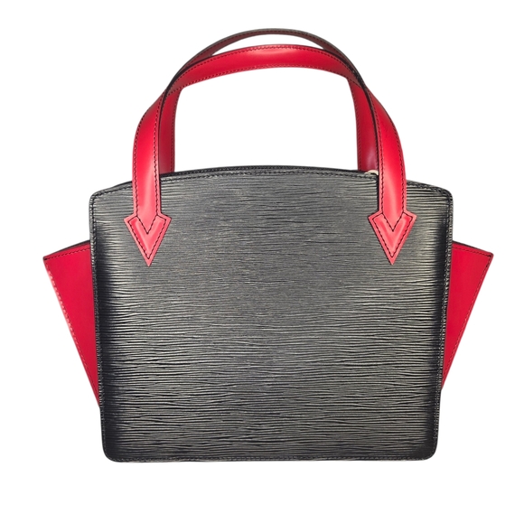 LOUIS VUITTON Epi Bicolor Varenne Hand Bag Black/Red - With COA - Picture 2 of 16